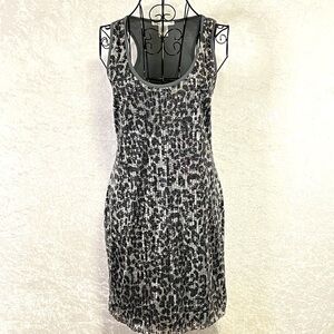 CHARLOTTE RUSSE‎ Sequin Cocktail Dress Womens Medium Silver